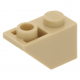 LEGO tetőelem fordított 45°-os 2×1, sárgásbarna (3665)